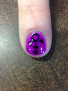 Hand painted nail art by Chelsea Bart