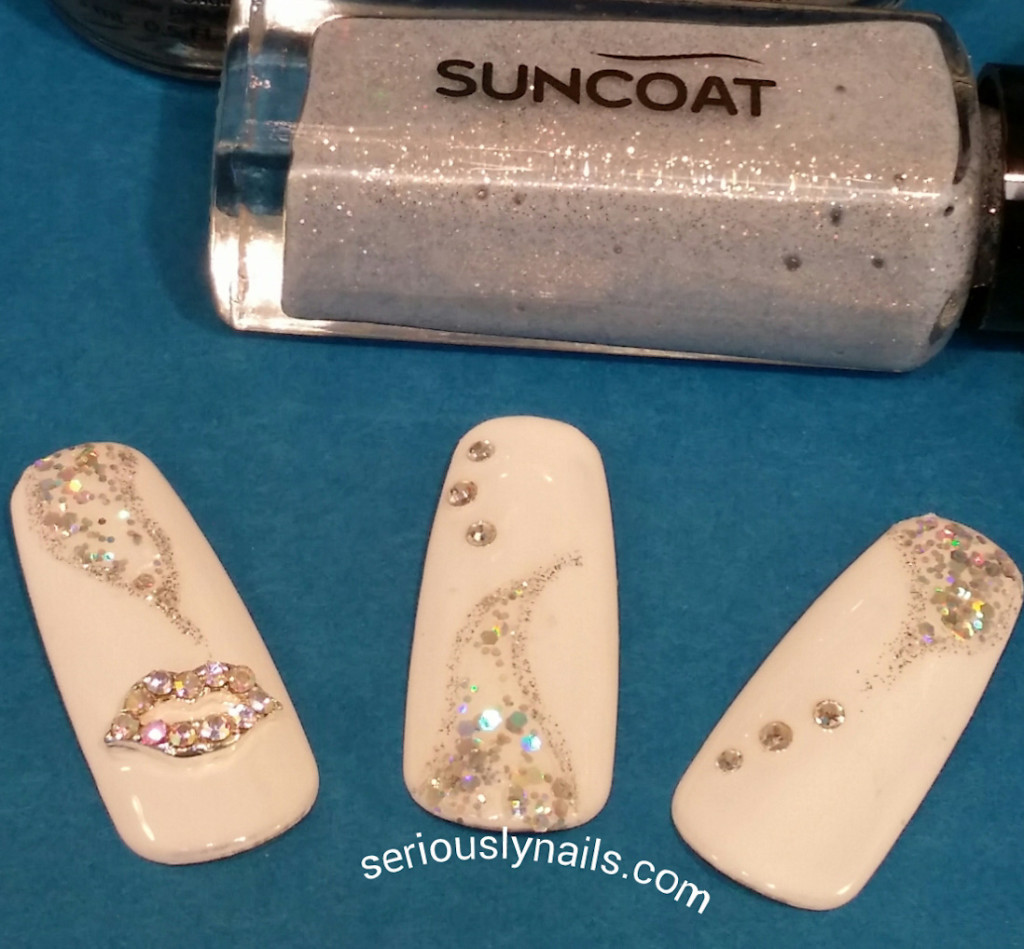 Using the Suncoat stripping brush from their Nail Art Kit