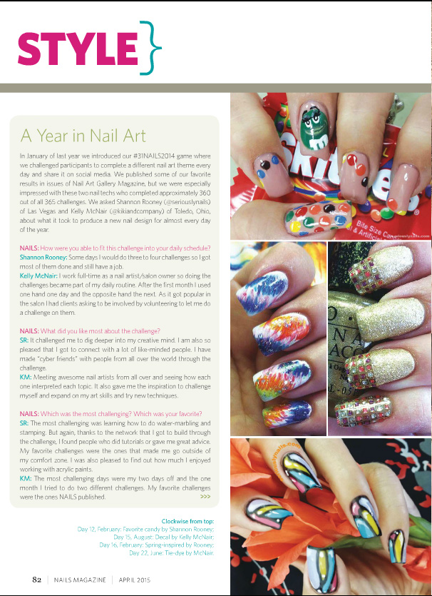 from Nails Magazine April edition