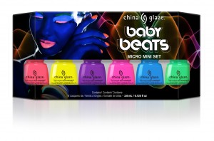 Baby beats features 6 mini nail lacquers to change your colors on a whim!