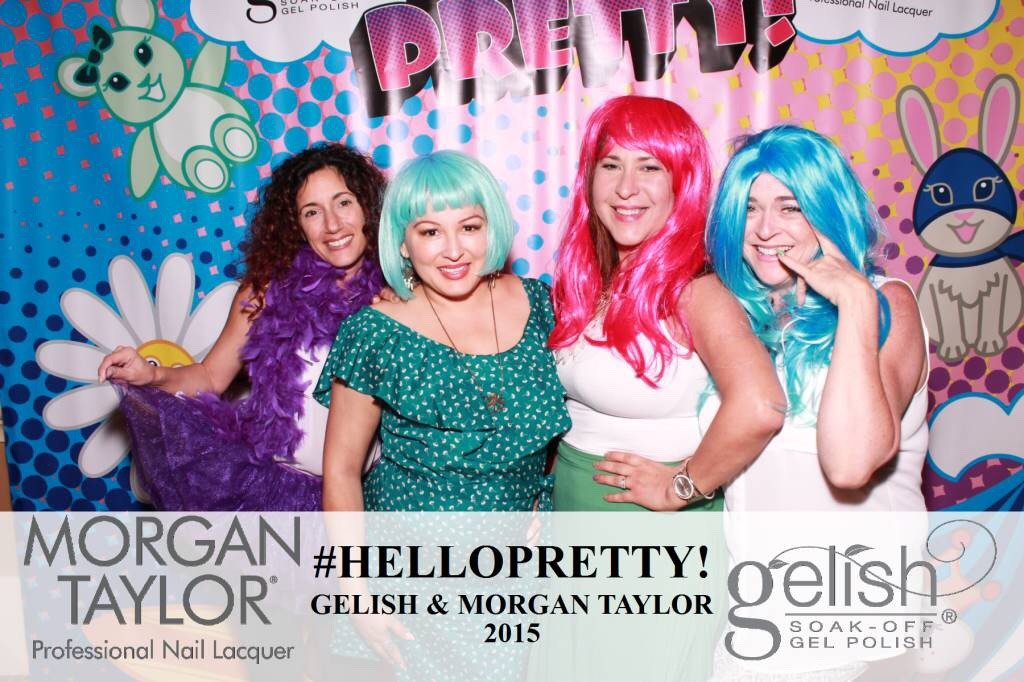 Tara, Adela, Lourdes and myself at the Morgan Taylor/Gellish photo booth!