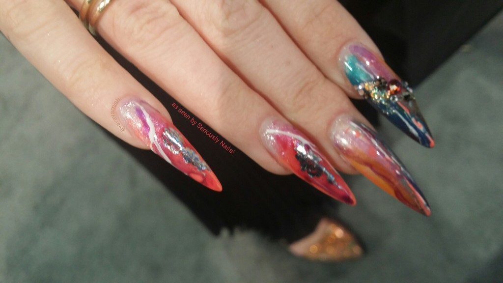 Nails by Elizabeth from Va Va Varnish using Akzentz Gel Play! Gorgeous!
