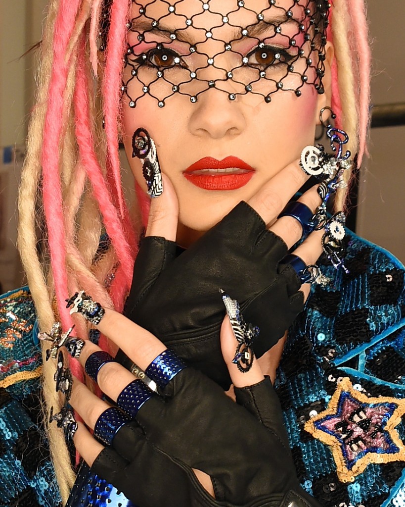 NEW YORK, NY - FEBRUARY 17: CND for The Blonds Fall/Winter 2016 - backstage at Milk Studios on February 17, 2016 in New York City. (Photo by Jennifer Graylock/Getty Images for CND)