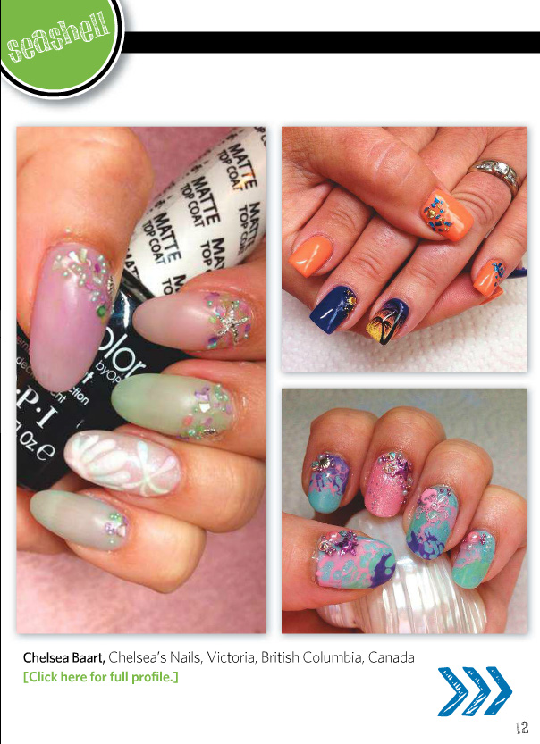 images from Nail Art Gallery Magazine